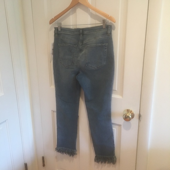 Free People Great Heights Fringe‎ Skinny Jeans 31 - Picture 7 of 8